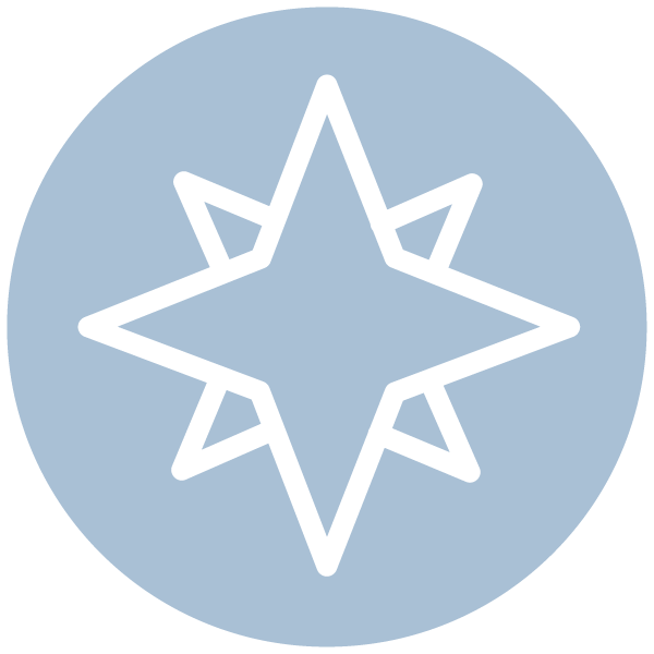 Book Icon - Star in a circle.